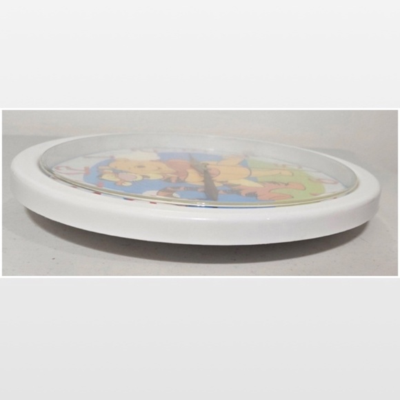 Vtg 90s Disney Wall Clock Winnie The Pooh & Tigger 10” Battery Analog Working - Picture 7 of 16